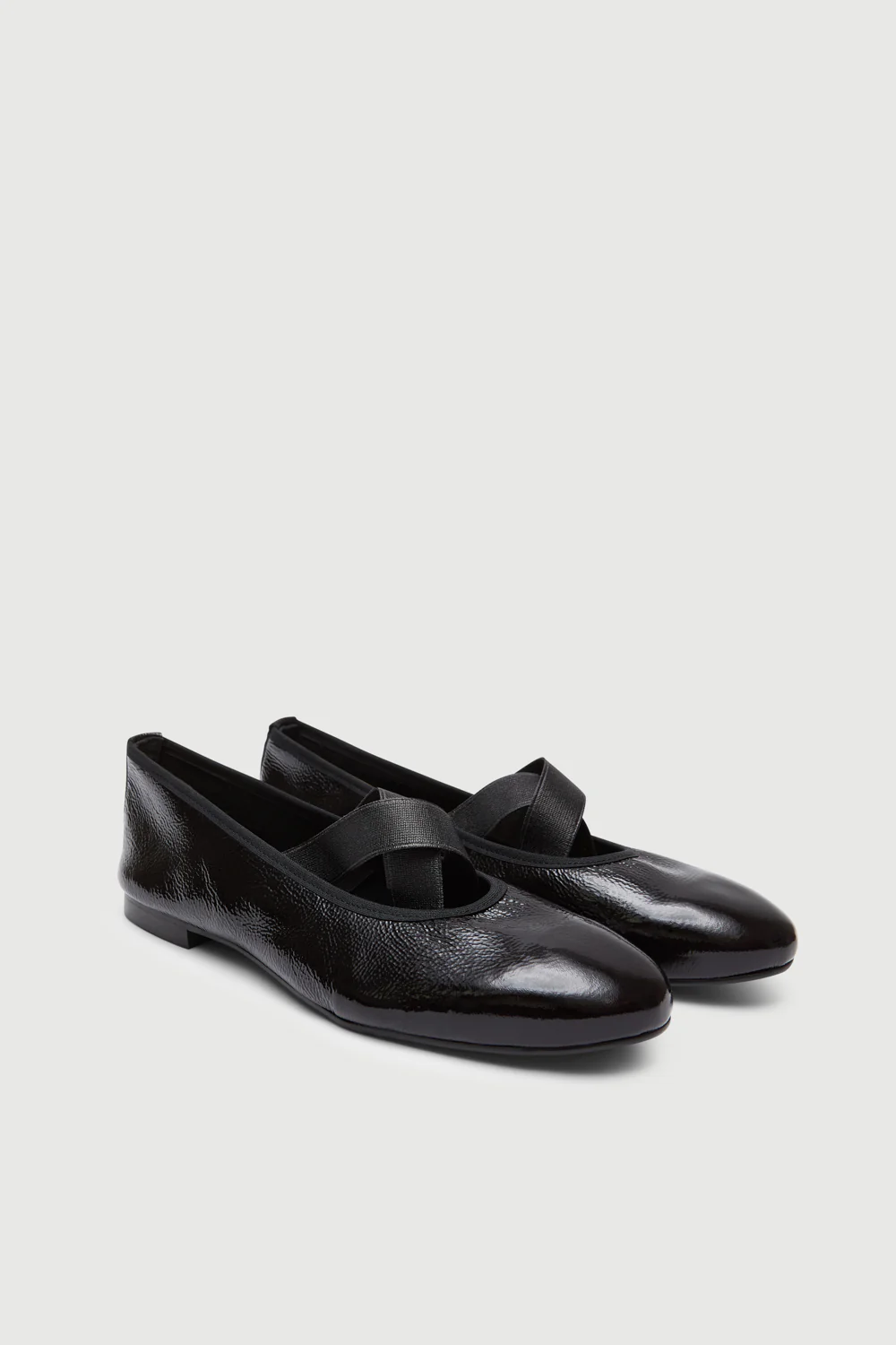 Bettina Ballet Flats in Black Patent Leather - Image 3