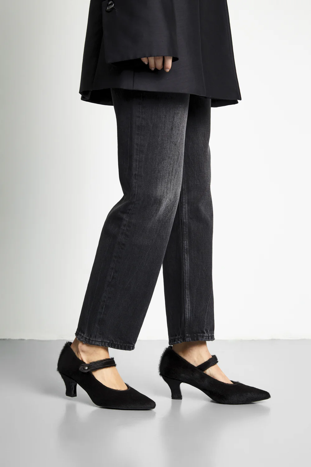 Carmen Pumps in Chocolate Calf Hair - Image 4