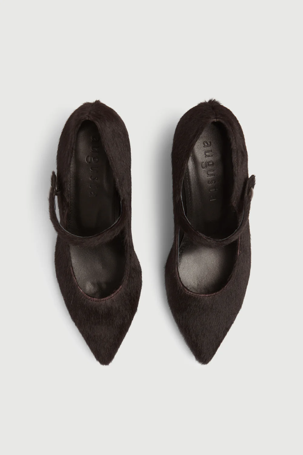 Carmen Pumps in Chocolate Calf Hair - Image 5