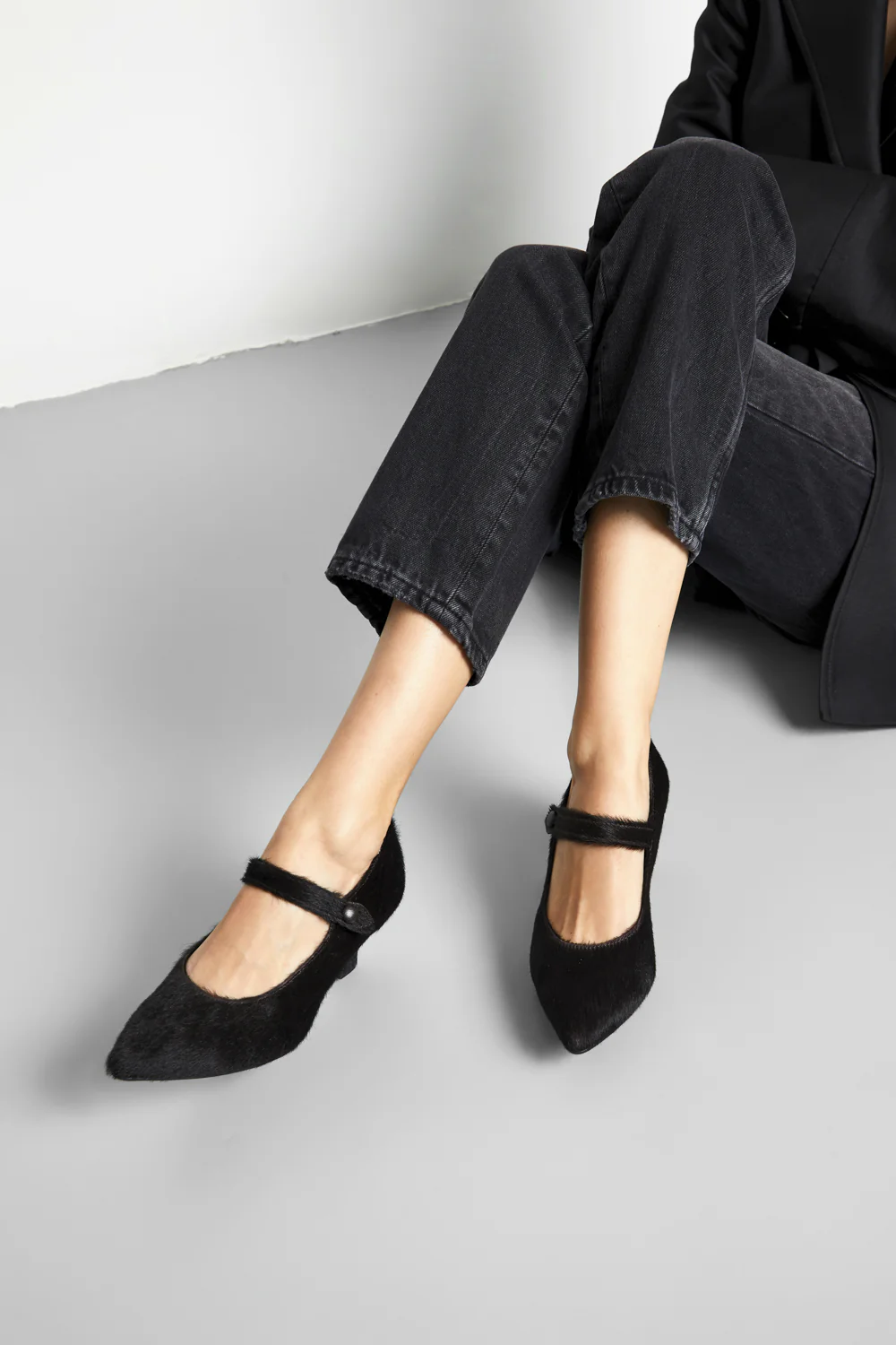 Carmen Pumps in Chocolate Calf Hair - Image 6