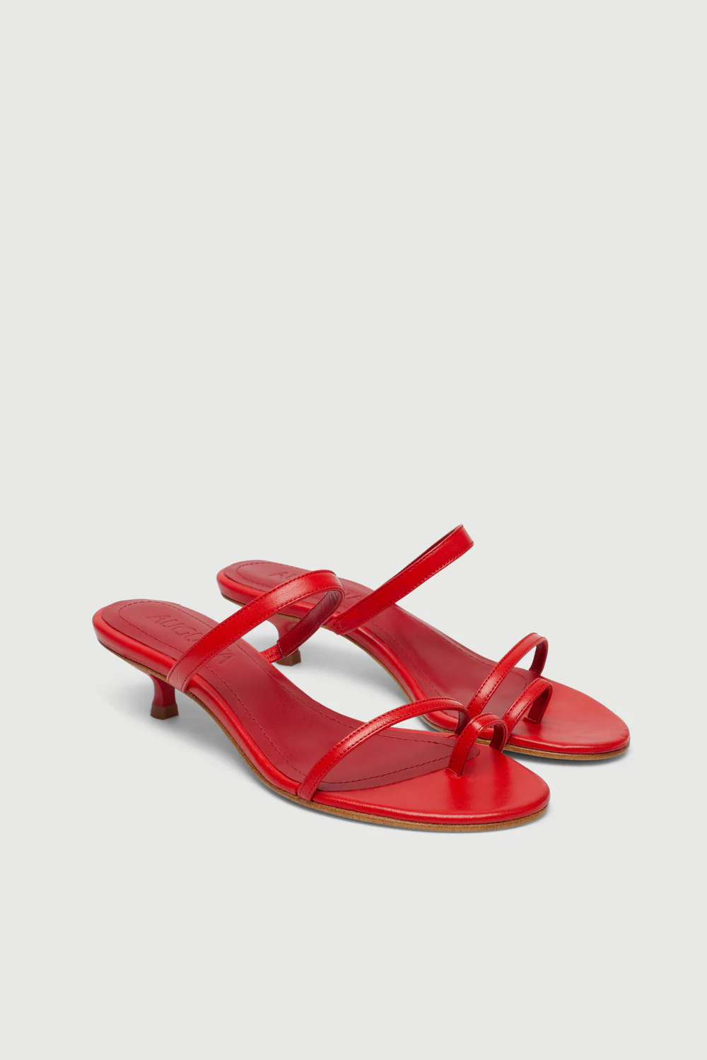 Daisy Sandals in Red Leather - Image 3