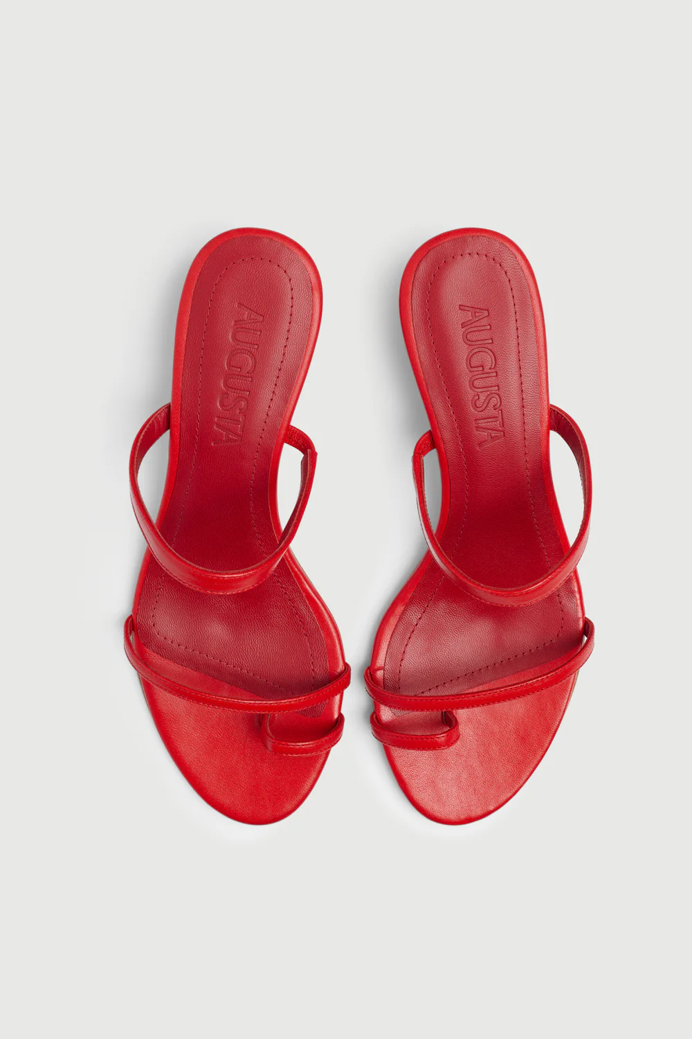 Daisy Sandals in Red Leather - Image 7