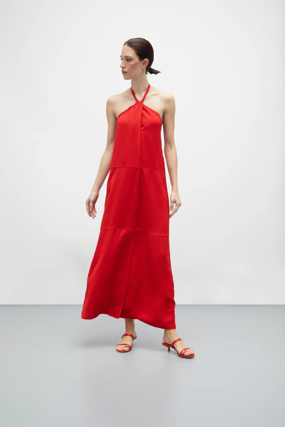 Daisy Sandals in Red Leather - Image 8