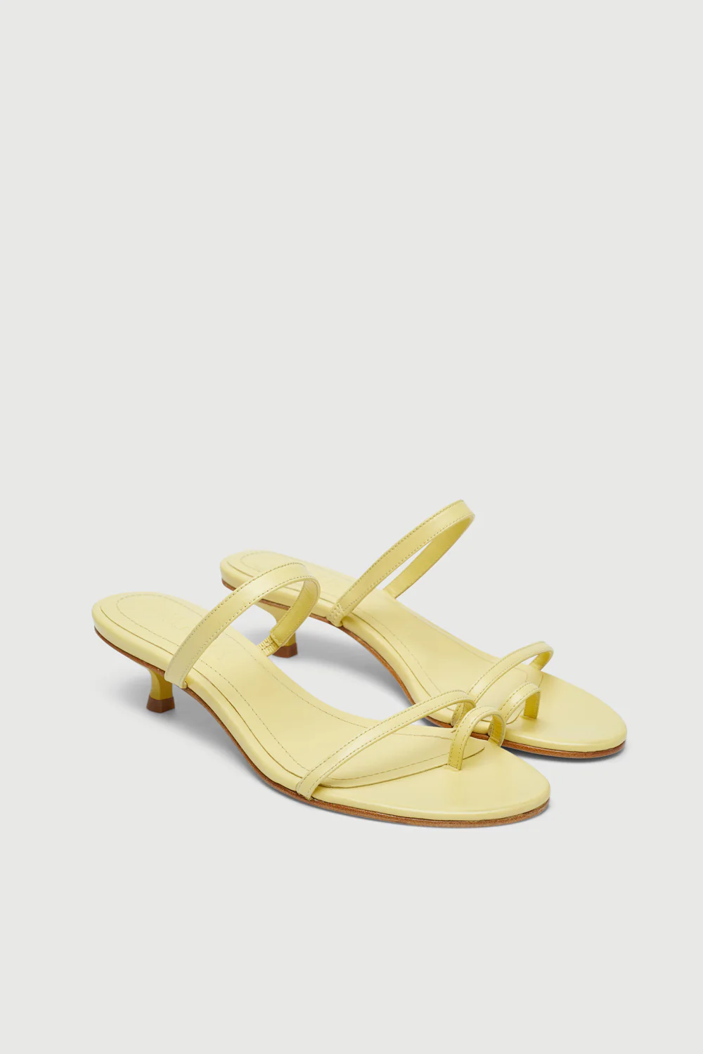 Daisy Sandals in Vanilla Leather - Image 3