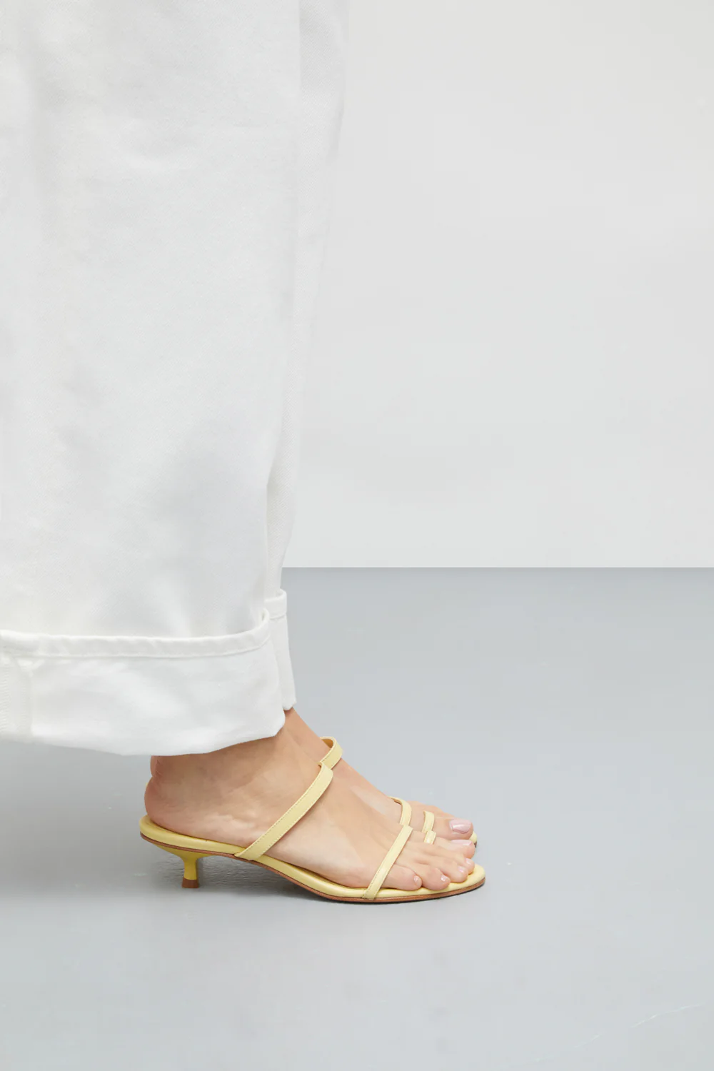 Daisy Sandals in Vanilla Leather - Image 6