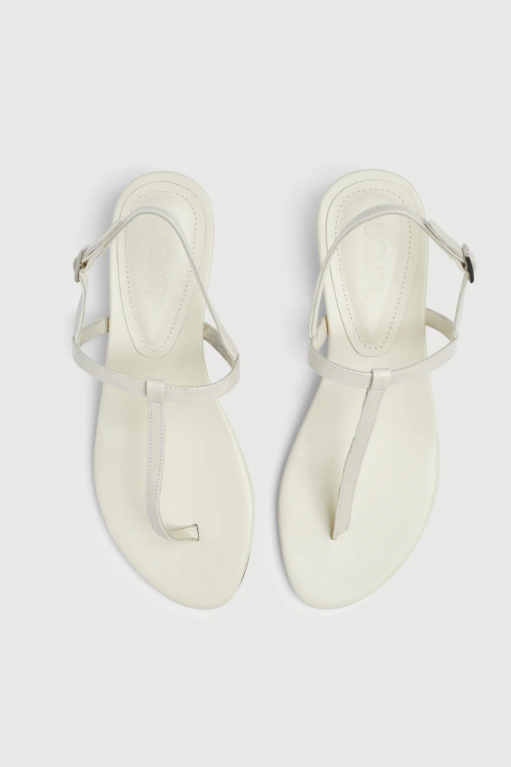 Daphne Sandals in Ivory Patent Leather - Image 5
