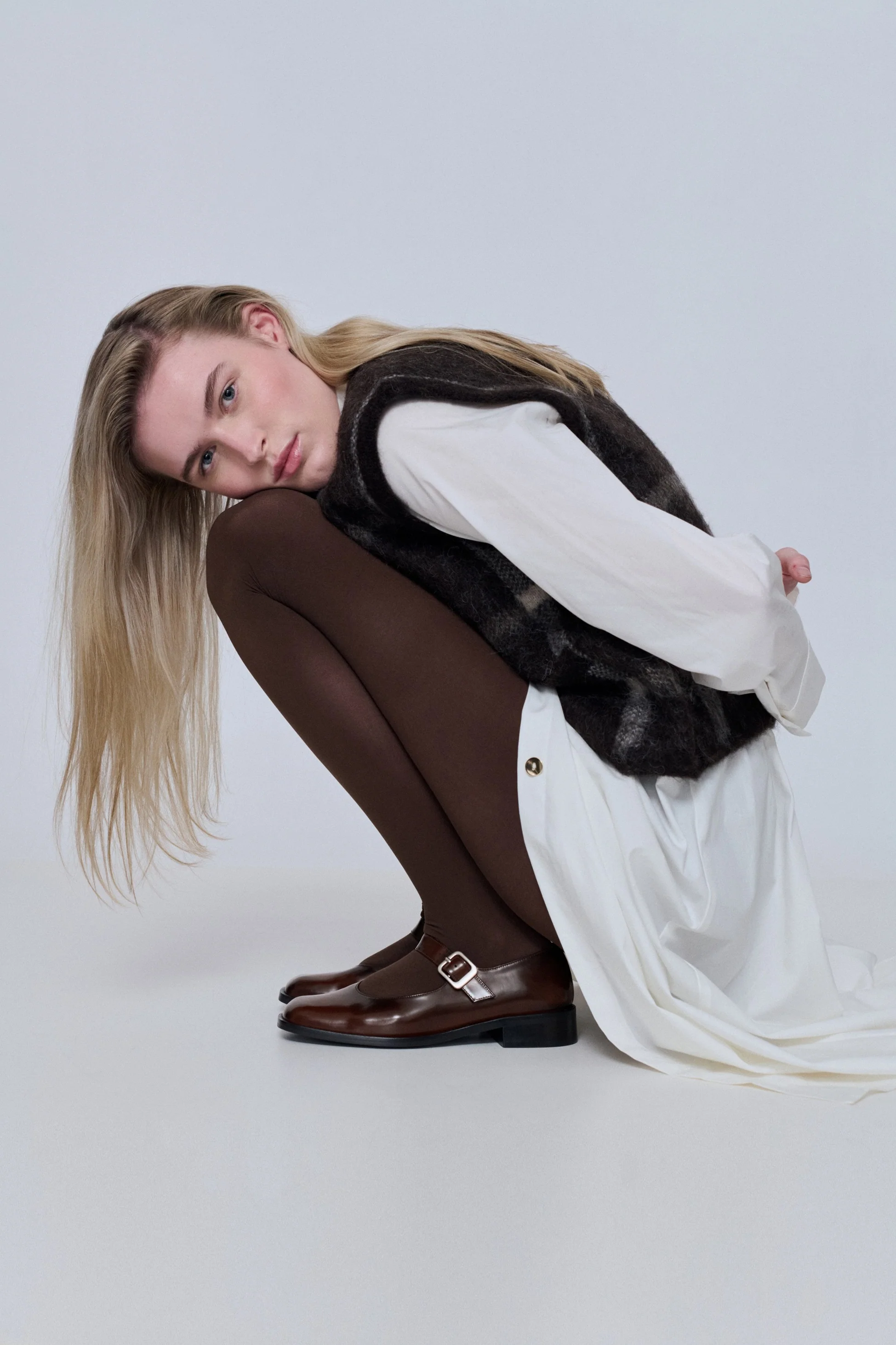 Gia Mary Janes in Caramel Leather - Image 4