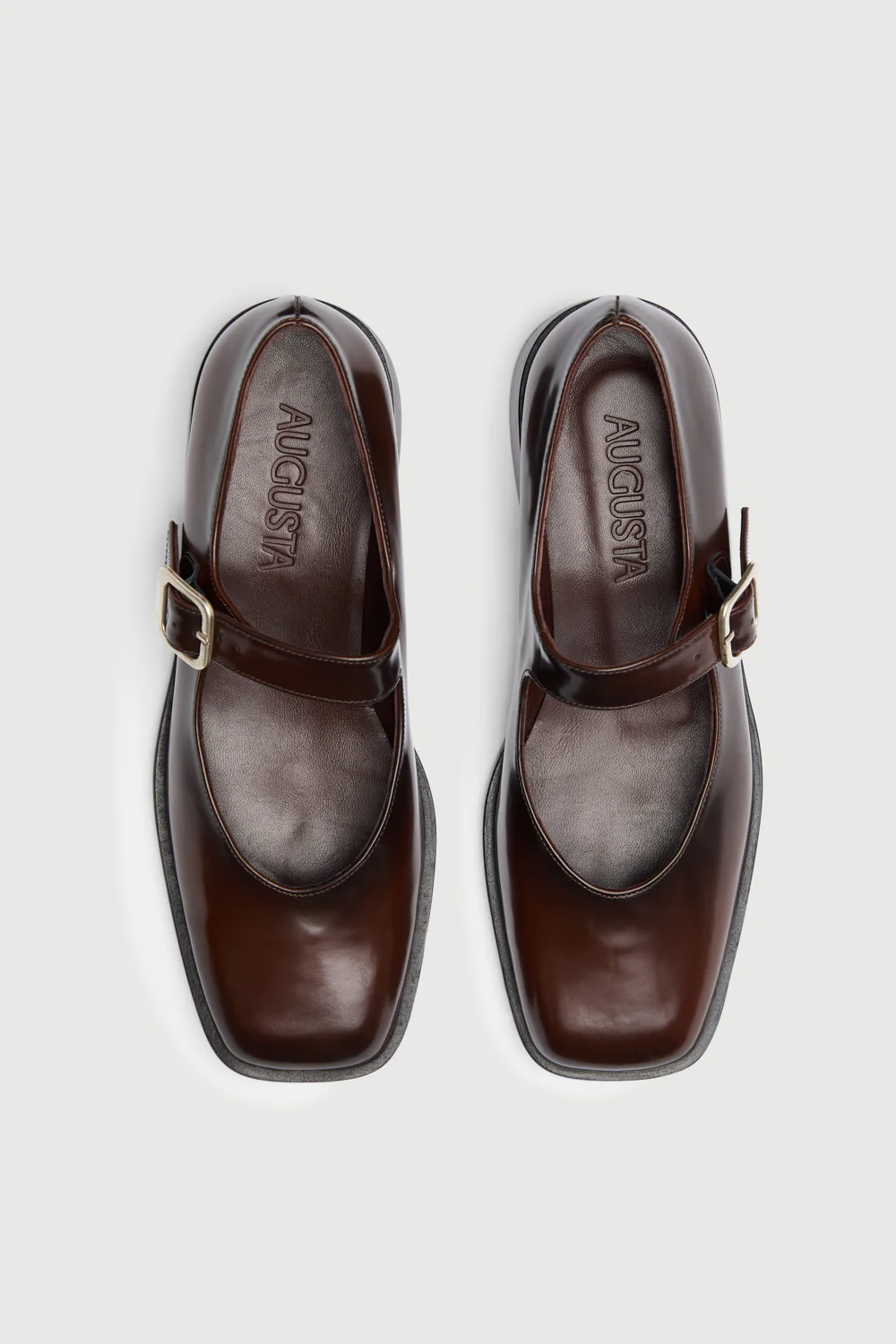 Gia Mary Janes in Caramel Leather - Image 5