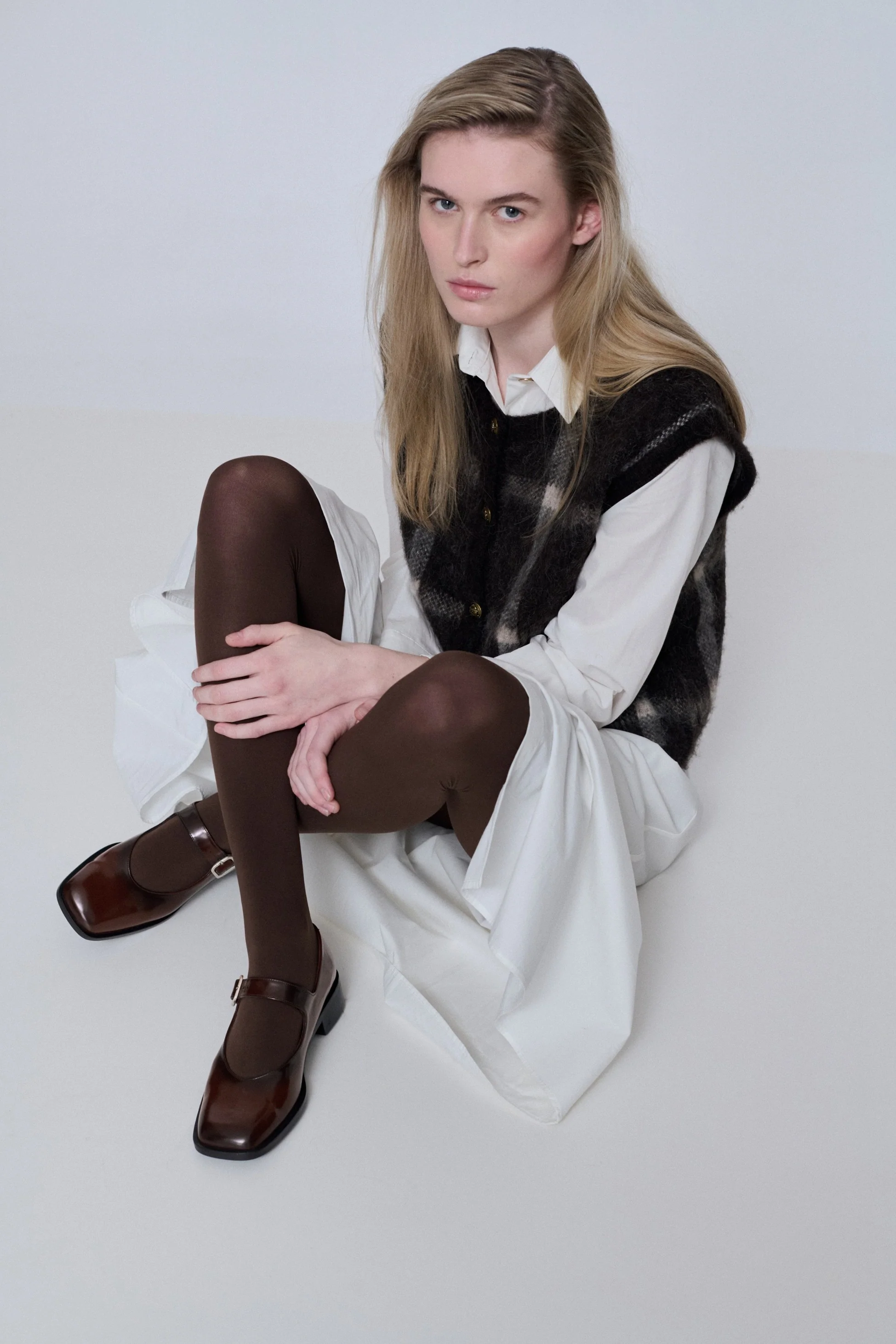 Gia Mary Janes in Caramel Leather - Image 7