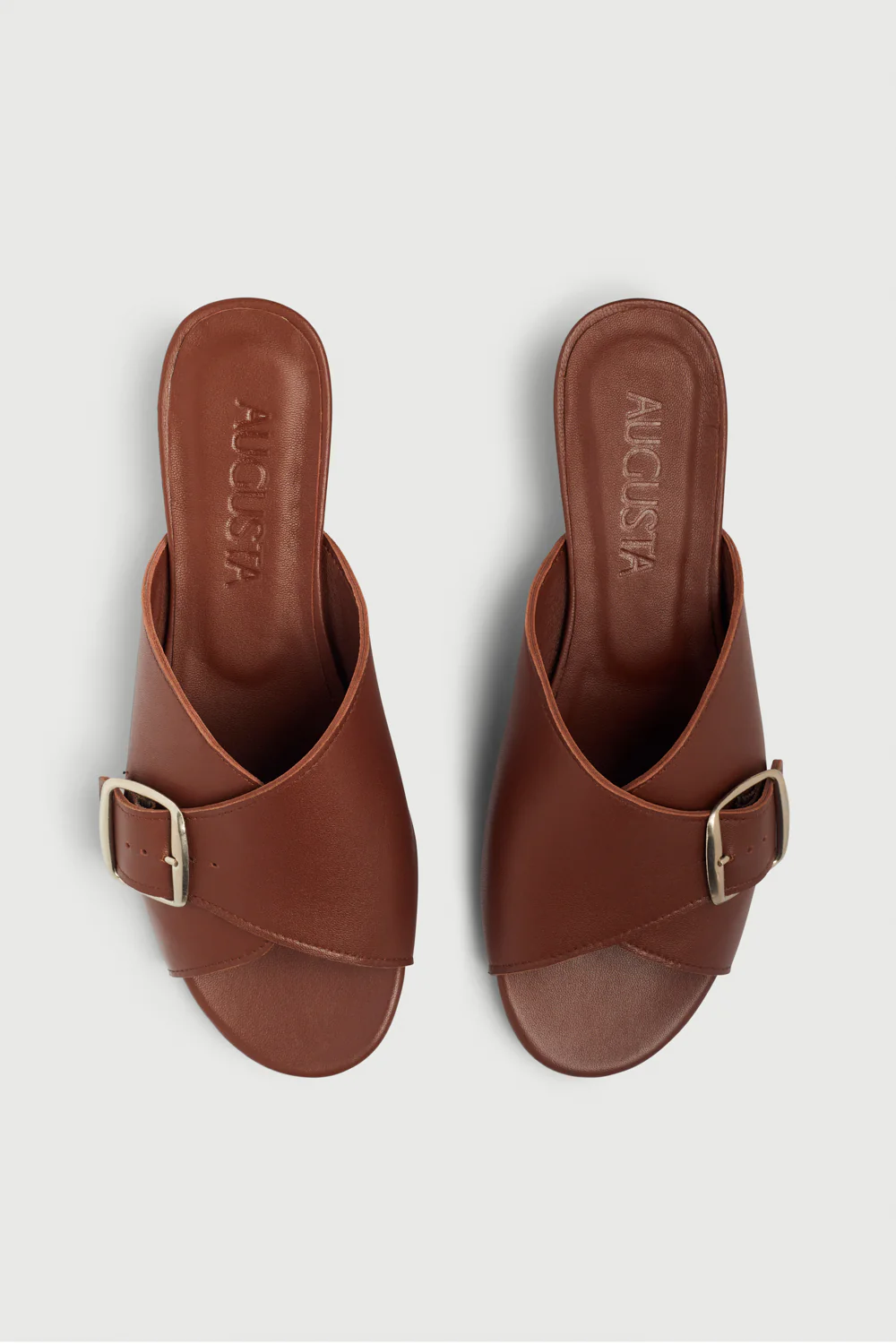 Grace Sandals in Chocolate Leather - Image 5