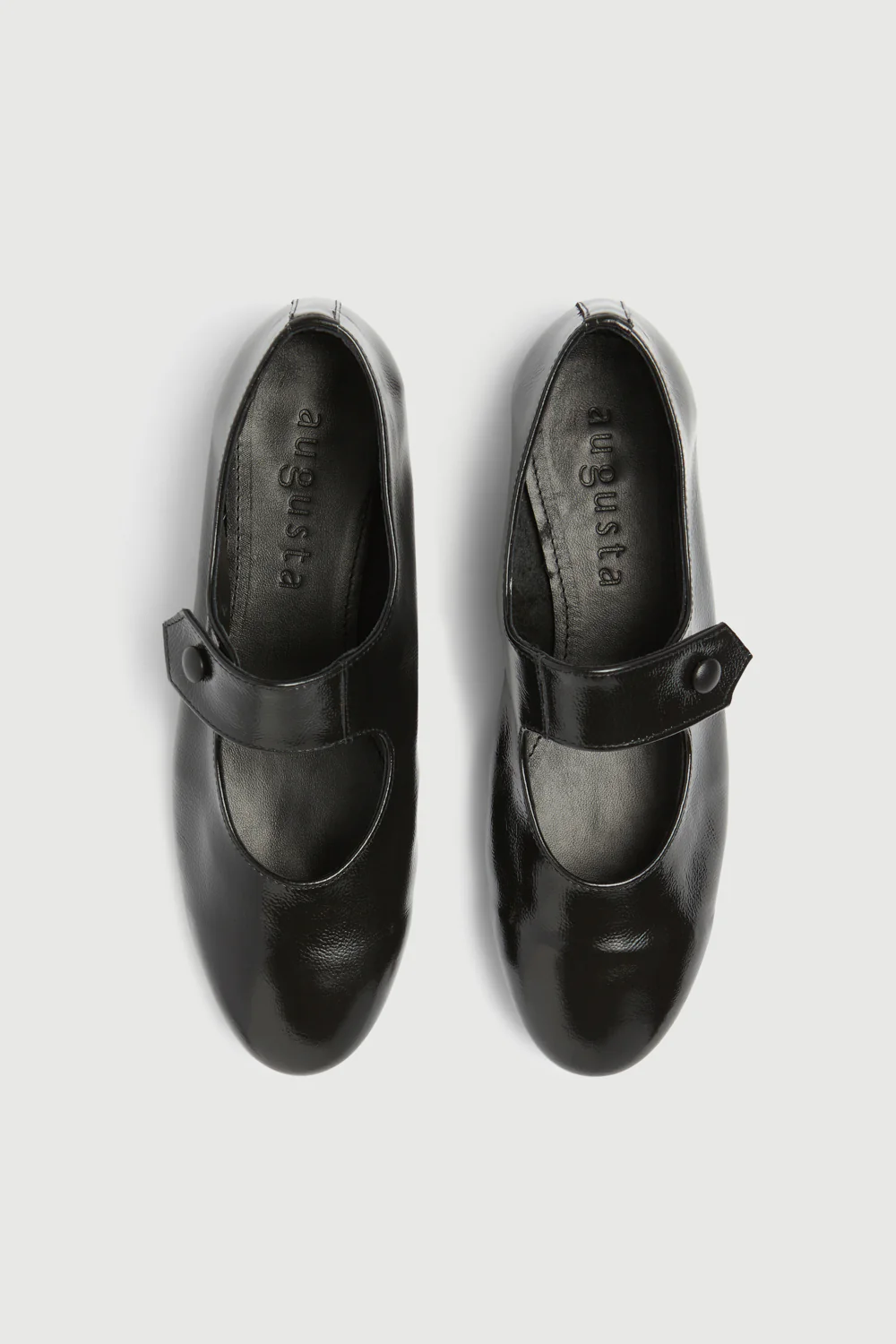 Greta Mary Janes in Black Patent Leather - Image 5