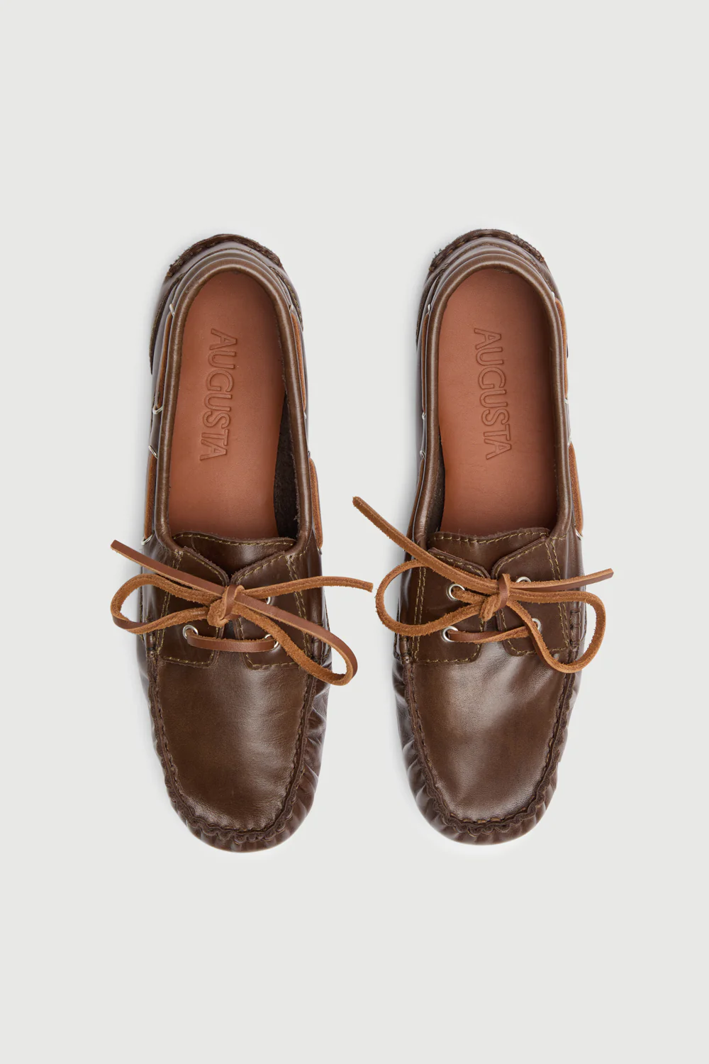 Ivy loafers in Chocolate Leather - Image 5