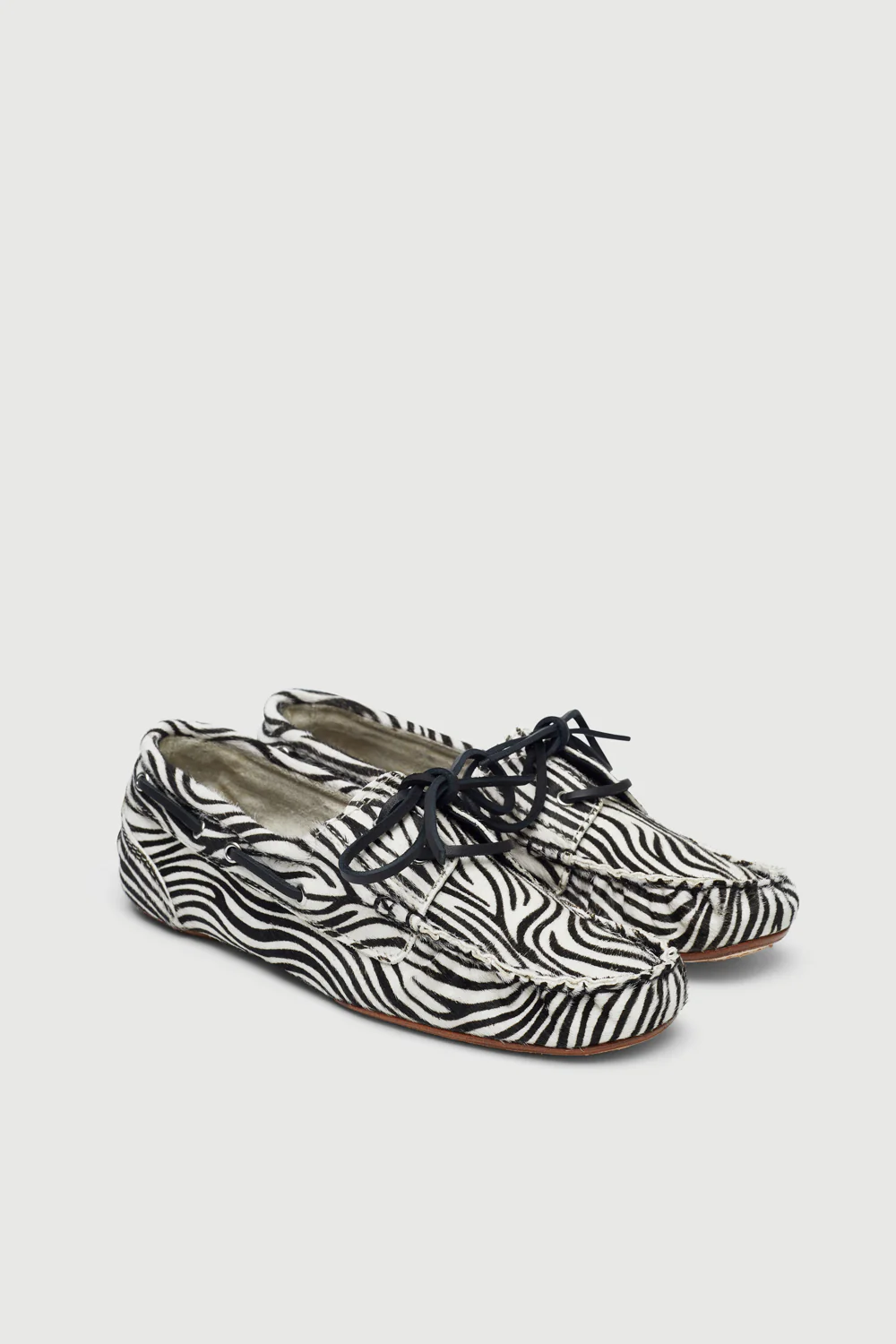 Ivy loafers in Zebra print Calf Hair - Image 3