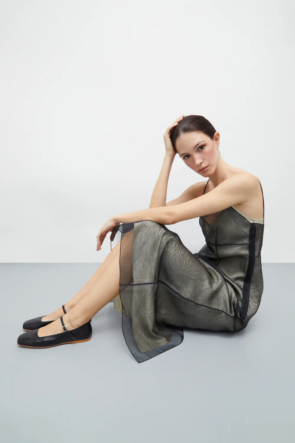 Julieta Mary Janes in Black Leather - Image 4