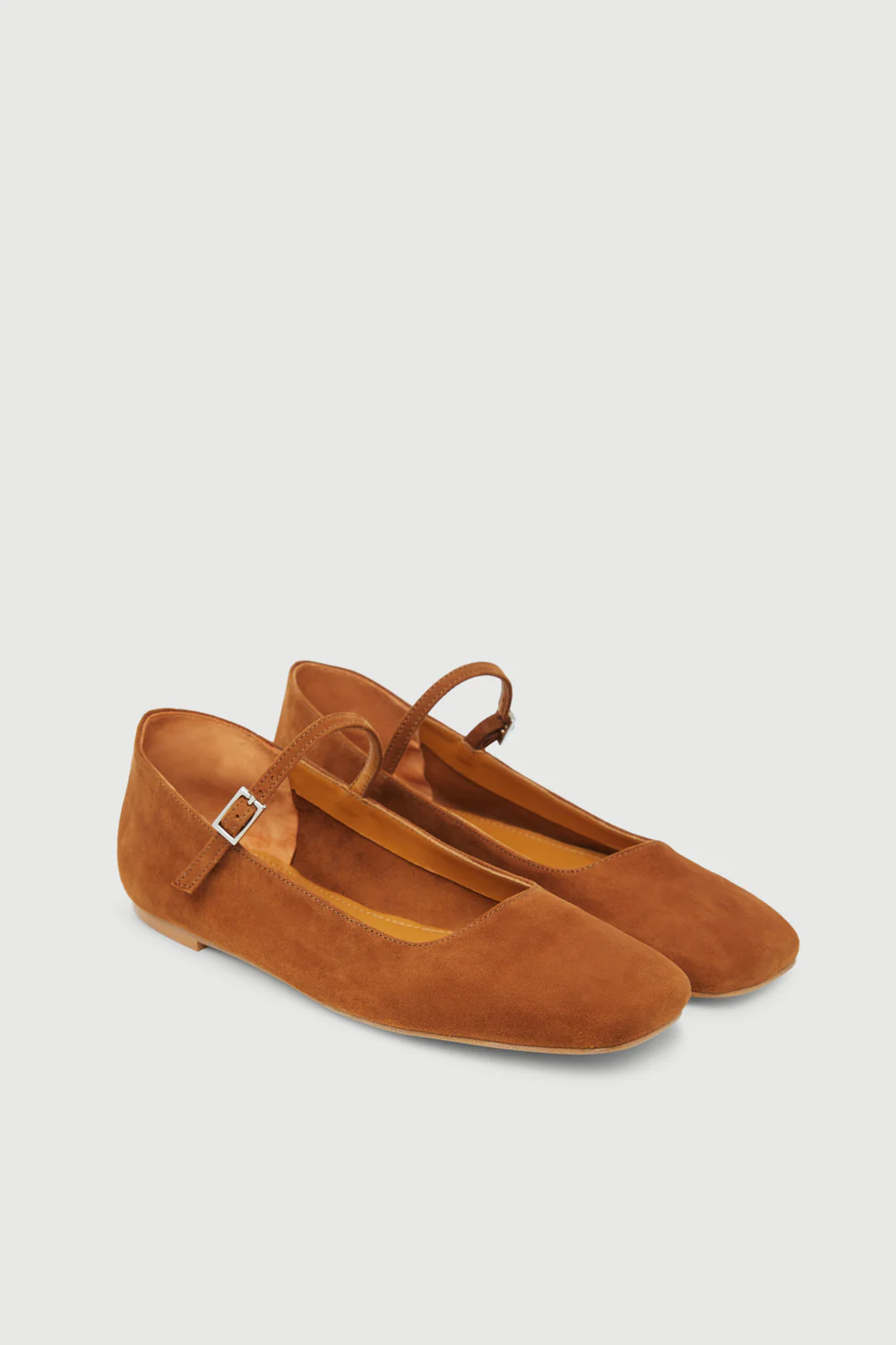 Julieta Mary Janes in Caramel Suede - Image 3