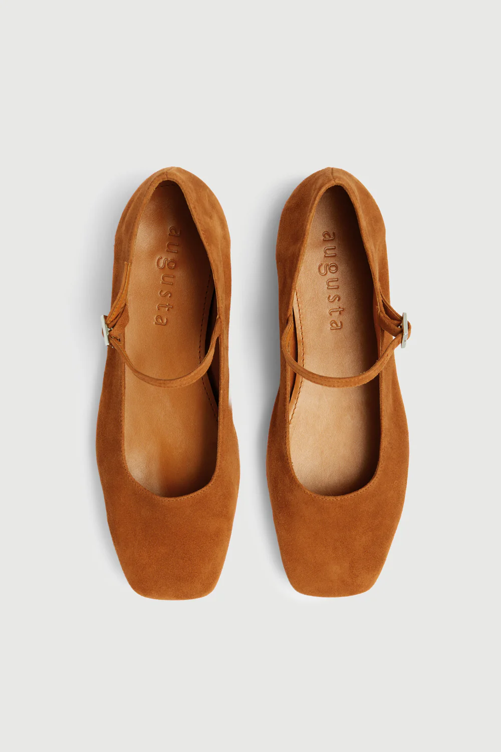 Julieta Mary Janes in Caramel Suede - Image 5