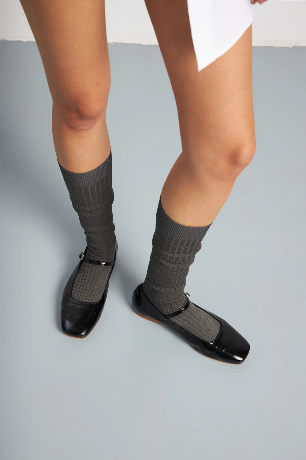 Julieta Mary Janes in Black Patent Leather - Image 4