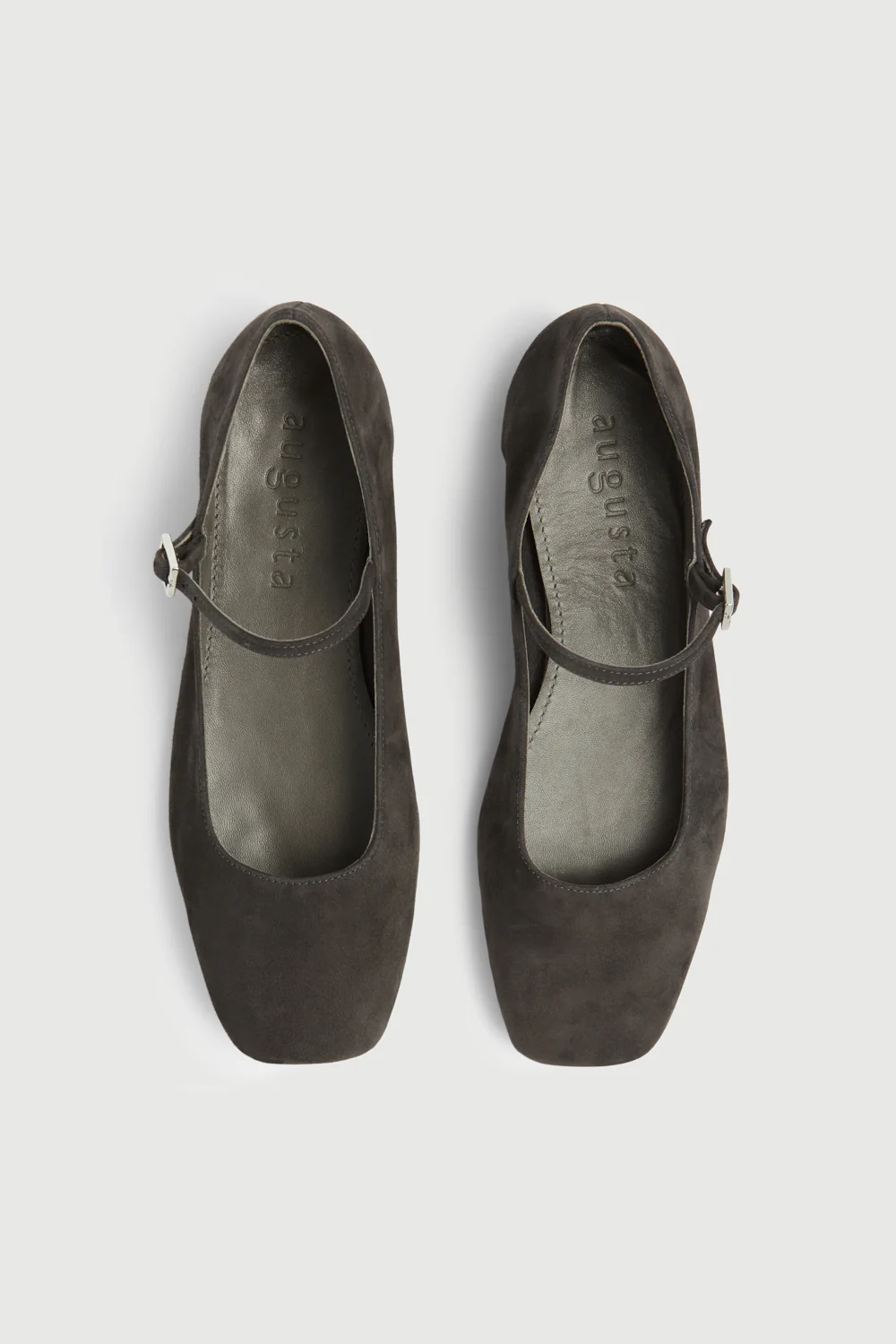 Julieta Mary Janes in Grey Suede - Image 5