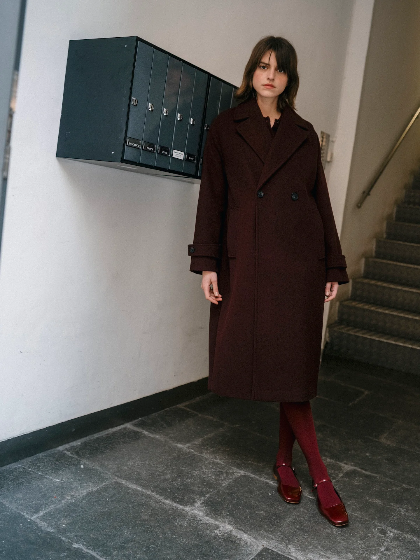 Julieta Mary Janes in Burgundy Patent Leather - Image 8