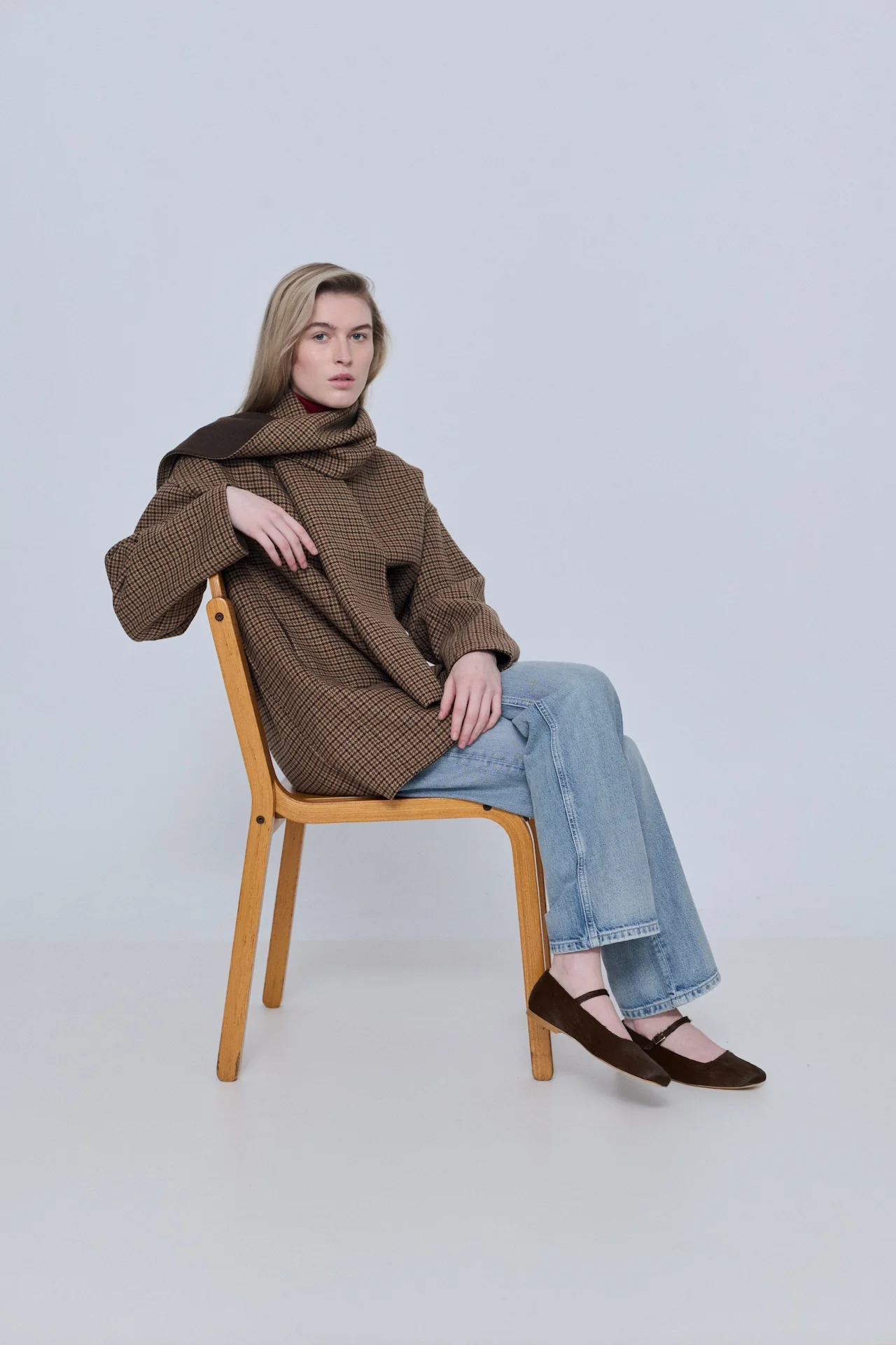 Julieta Mary Janes in Chocolate Calf Hair - Image 6