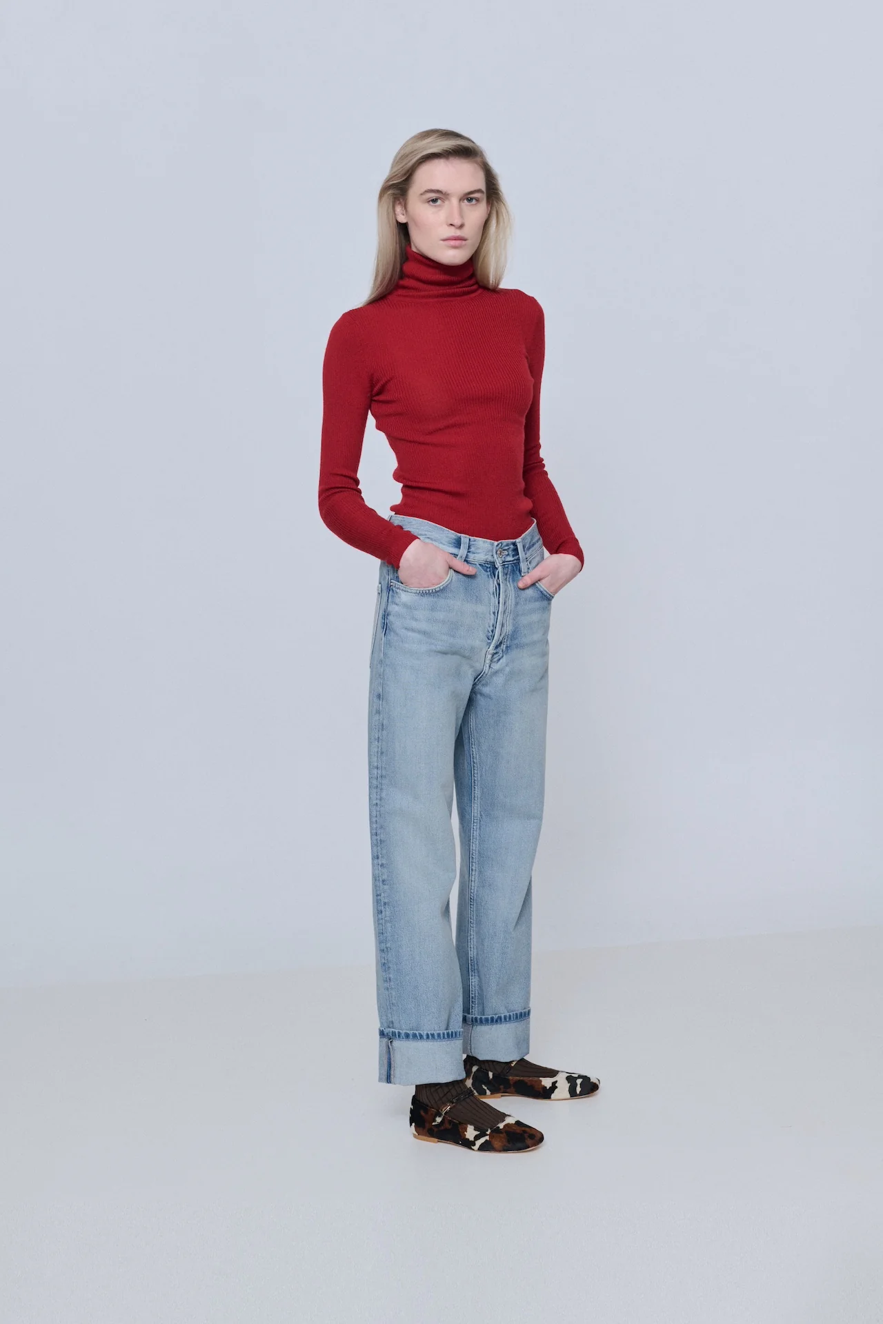 Julieta Mary Janes in Dark Cow Print Calf Hair - Image 6