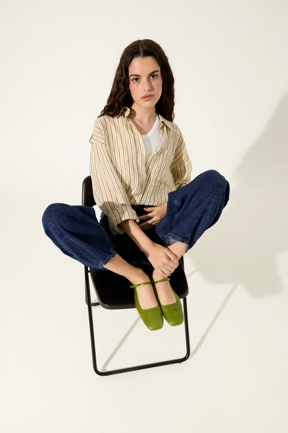 Julieta Mary Janes in Green Patent Leather - Image 6