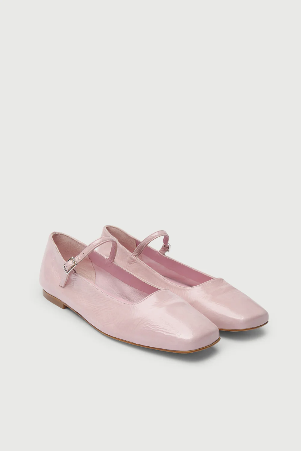 Julieta Mary Janes in Pink Patent Leather - Image 3
