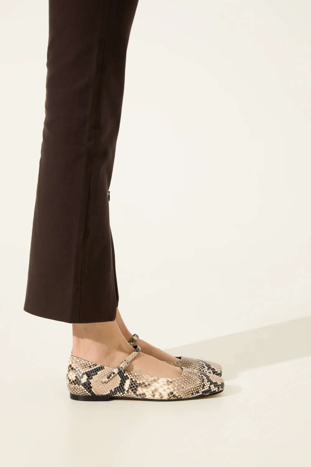Julieta Mary Janes in Snake Print Leather - Image 4