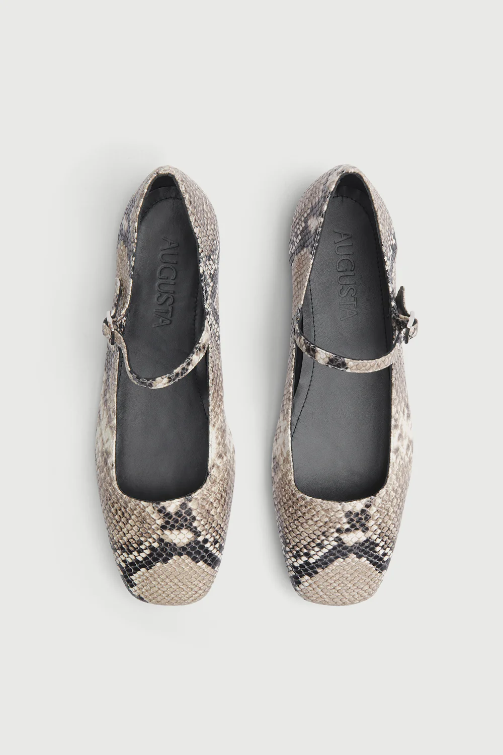 Julieta Mary Janes in Snake Print Leather - Image 5