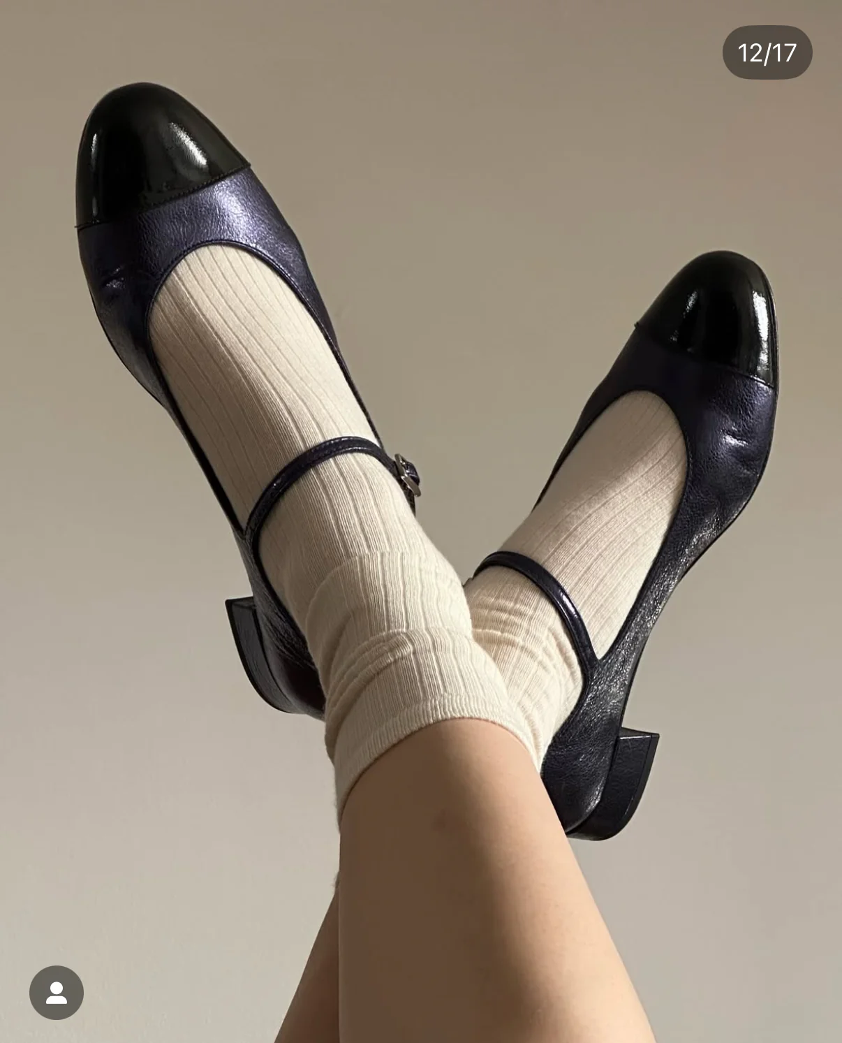 Lola Mary Janes in Ocean-coloured Metallic Leather - Image 8