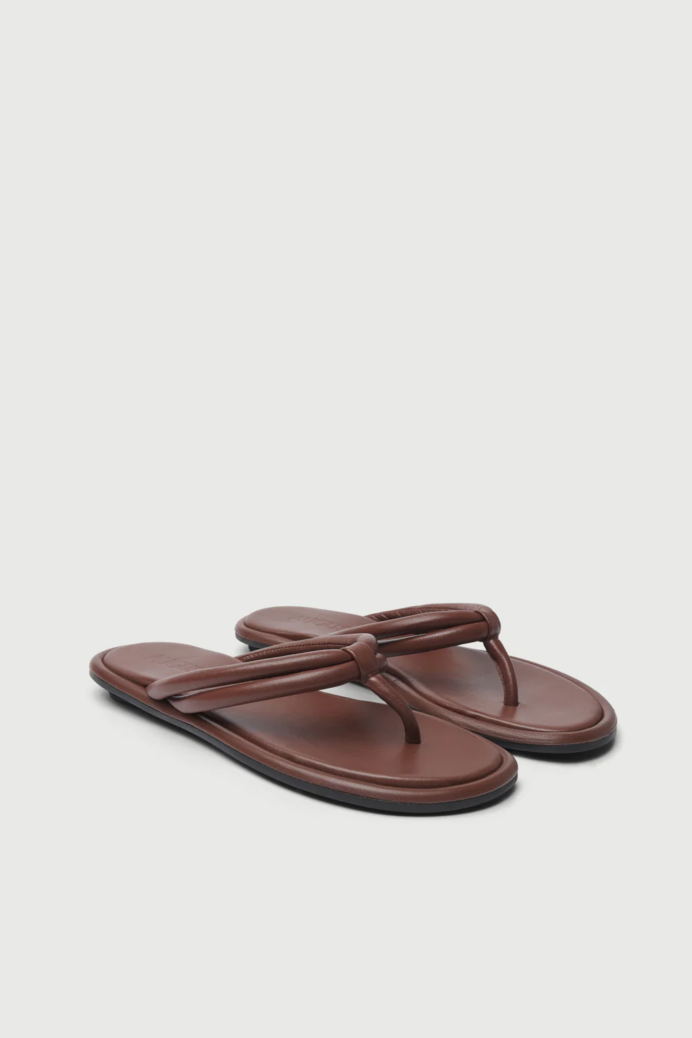 Mia Sandals in Chocolate Leather - Image 3