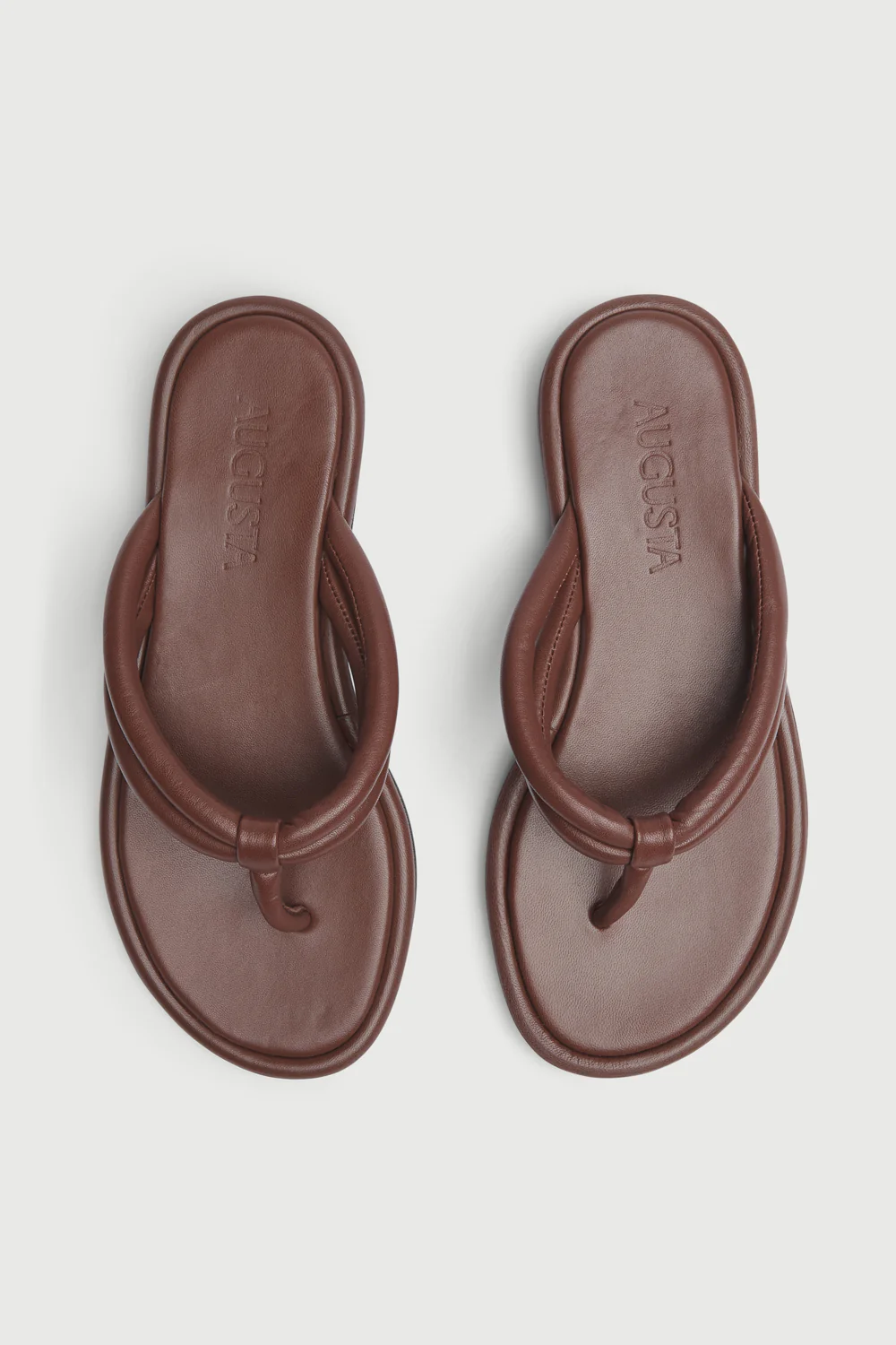 Mia Sandals in Chocolate Leather - Image 5