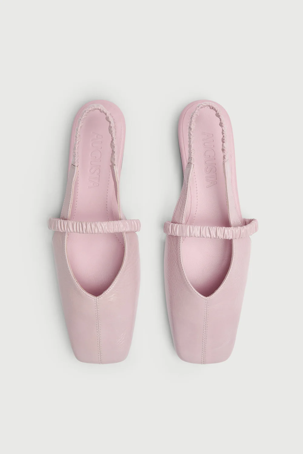 Patti Slingback Flats in Pink Patent Leather - Image 5