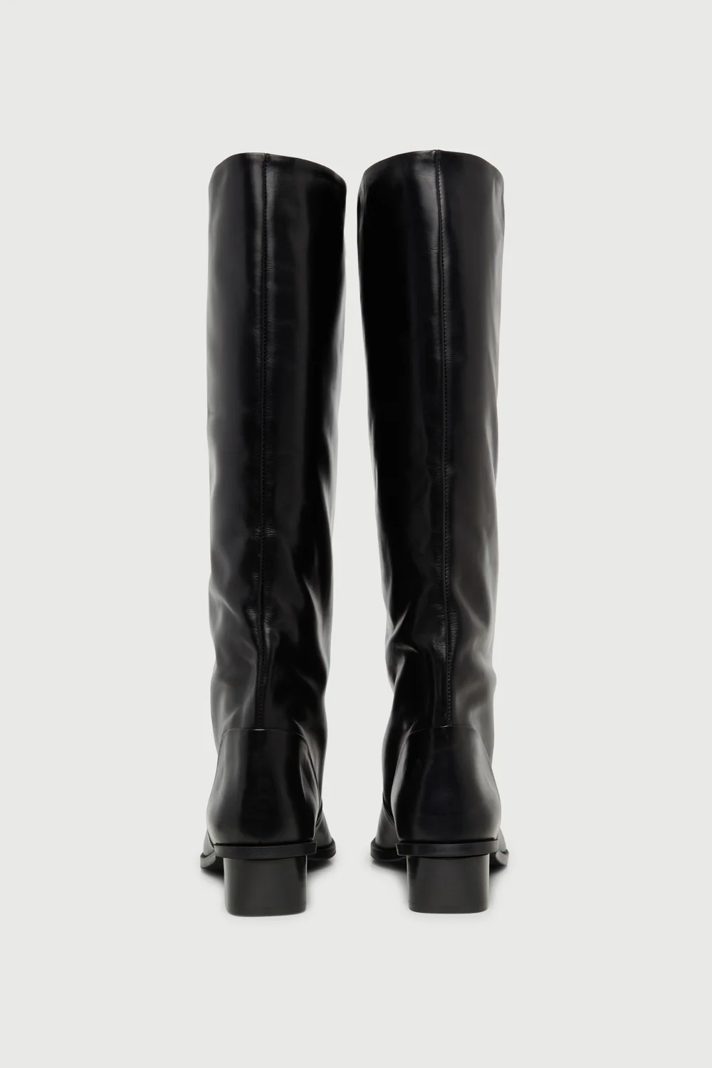 Sarah Boots in Black Leather - Image 5