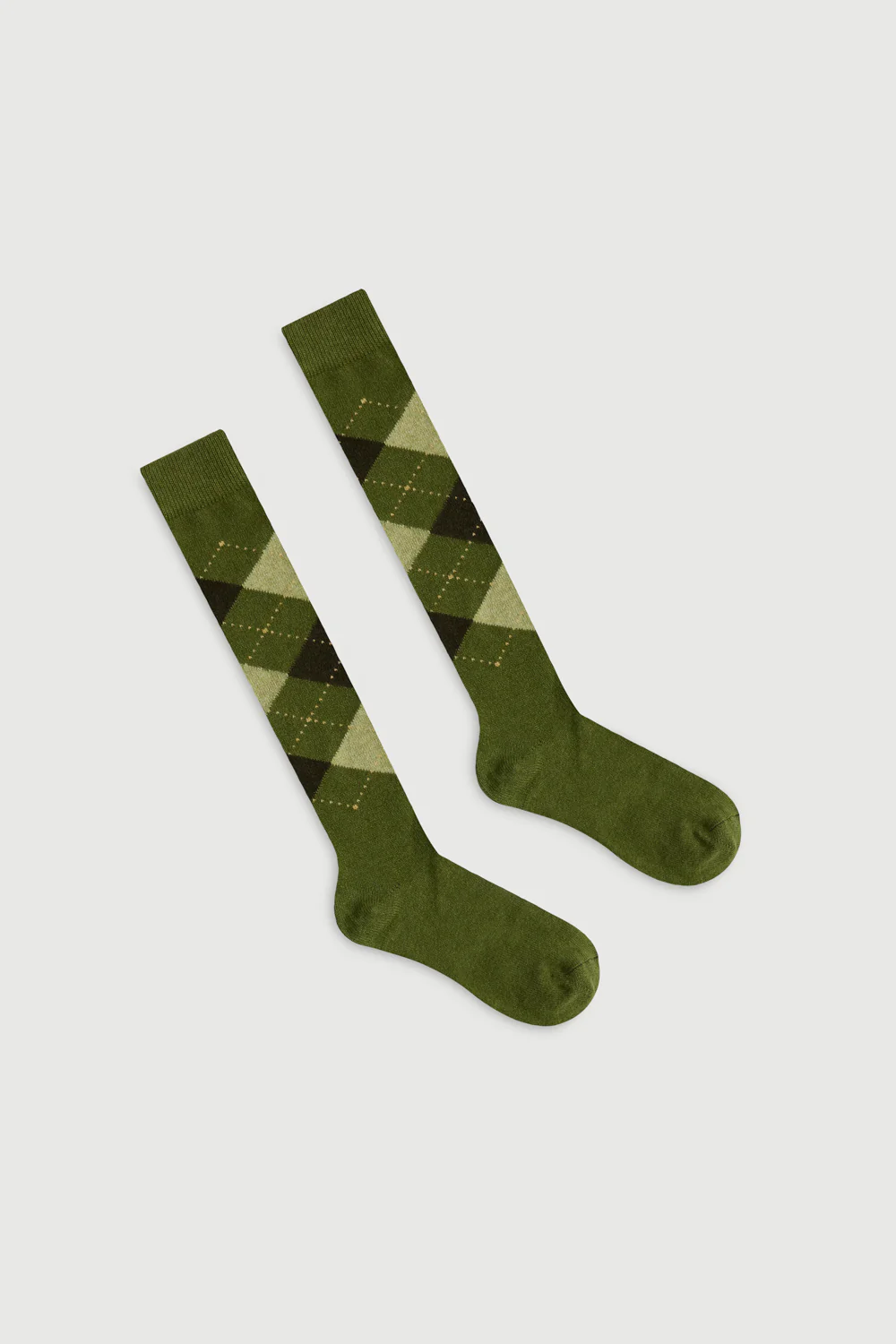 The Argyle Socks Light Green