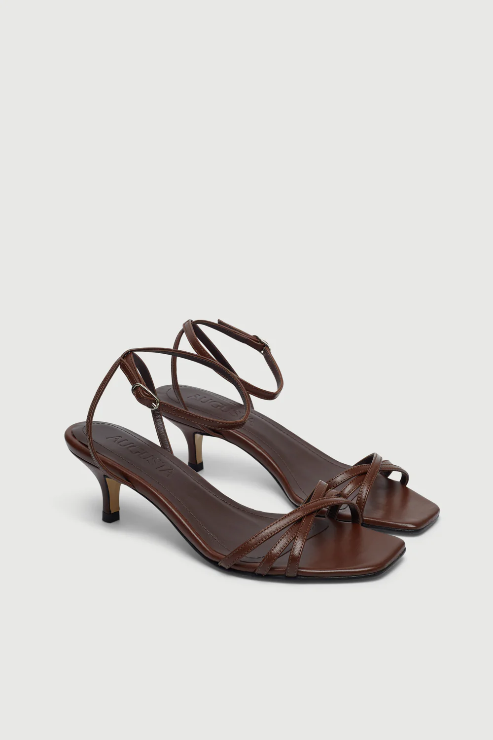 Uma Sandals in Chocolate Leather - Image 3
