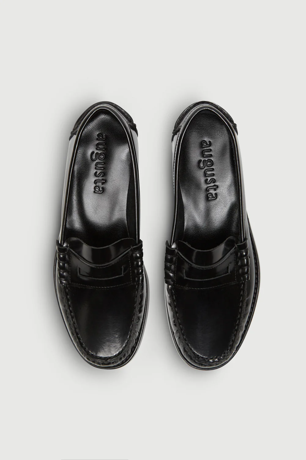 Zoe Loafers in Black Leather - Image 6